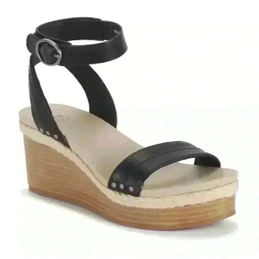 Frye and Co Women’s livia wedge sandals 10M - Picture 1 of 8